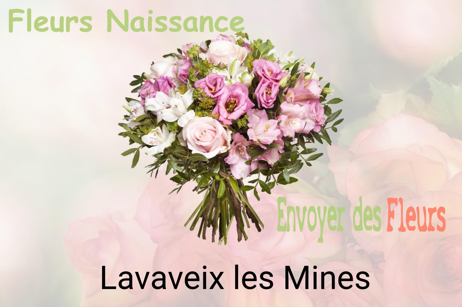 Bouquet de fleurs de naissance livré à Lavaveix-les-Mines